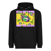 Black mardi gras lips Heavyweight Hoodie - MaliasSmallBusiness