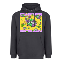 Smoke mardi gras lips Heavyweight Hoodie - MaliasSmallBusiness