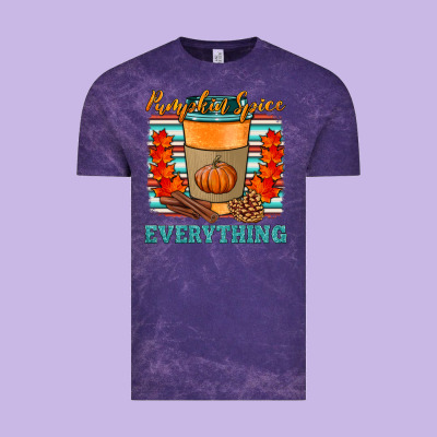 Pumpkin Spice Everything Vintage Tee Designed By Hra Design Shop