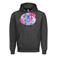 Charcoal Heather back to school flowers fifth grade 3200x2400 Zipper Hoodie - AdoDesignShop