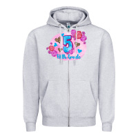 Heather Grey back to school flowers fifth grade 3200x2400 Zipper Hoodie - AdoDesignShop