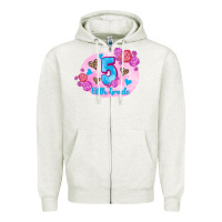 Oatmeal Heather back to school flowers fifth grade 3200x2400 Zipper Hoodie - AdoDesignShop