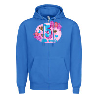 True Royal back to school flowers fifth grade 3200x2400 Zipper Hoodie - AdoDesignShop