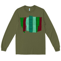 Army Green Green Red Western Farm Life Brush Stroke Long Sleeve Tee - Bettercallsaul