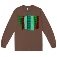 Chestnut Green Red Western Farm Life Brush Stroke Long Sleeve Tee - Bettercallsaul