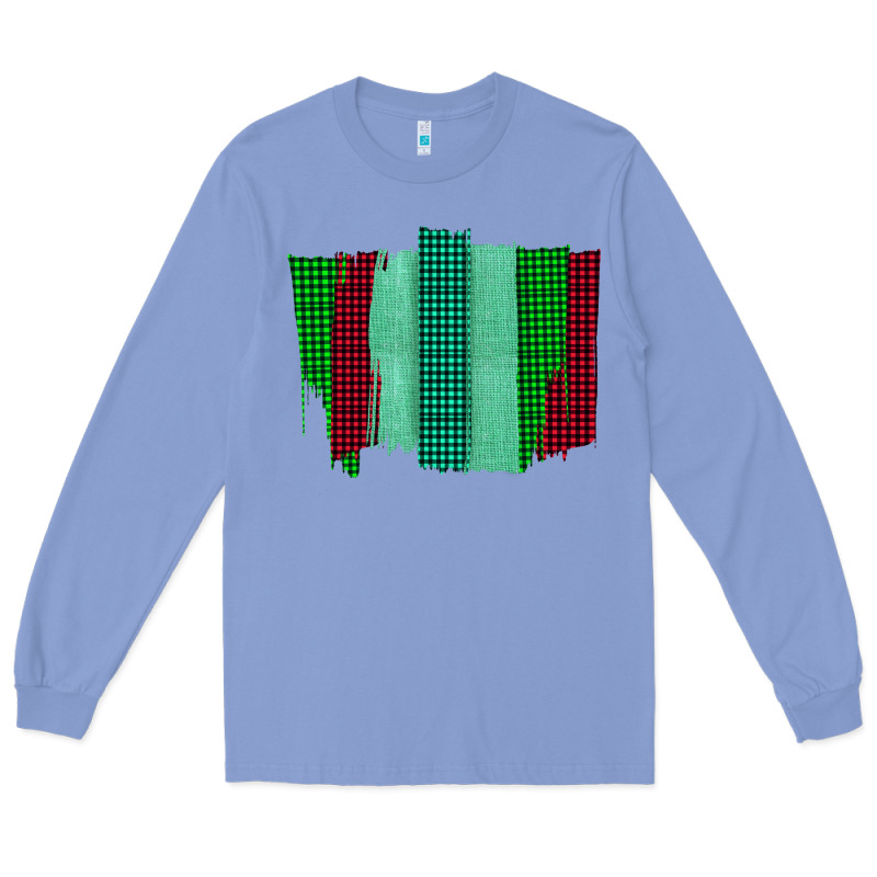 Green Red Western Farm Life Brush Stroke Long Sleeve Tee by Bettercallsaul | Teevron