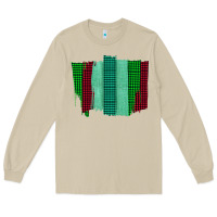 Mushroom Green Red Western Farm Life Brush Stroke Long Sleeve Tee - Bettercallsaul