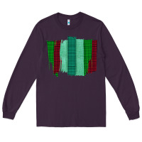 Plum Green Red Western Farm Life Brush Stroke Long Sleeve Tee - Bettercallsaul