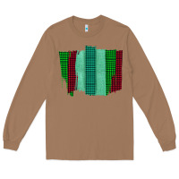 Toasted Coconut Green Red Western Farm Life Brush Stroke Long Sleeve Tee - Bettercallsaul