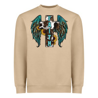 Mushroom western wings cross Heavyweight Sweatshirt - RanaPortraitStore