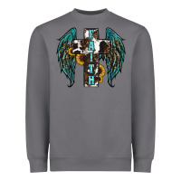 Storm western wings cross Heavyweight Sweatshirt - RanaPortraitStore