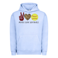 Pigment Grape Ice Peace Love Softball Urban Hoodie - Bettercallsaul