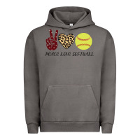 Pigment Tornado Peace Love Softball Urban Hoodie - Bettercallsaul