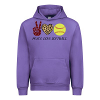 Tulip Peace Love Softball Urban Hoodie - Bettercallsaul