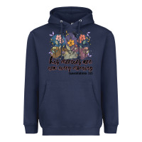Navy his mercies are new every morning Heavyweight Hoodie - MaliasSmallBusiness