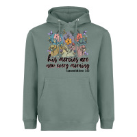 Sage his mercies are new every morning Heavyweight Hoodie - MaliasSmallBusiness