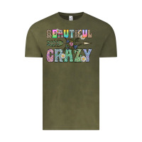 Vintage Olive beautiful crazy Vintage Tee - CowhideDigitalArt