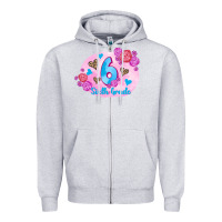 Heather Grey back to school flowers sixth grade 3200x2400 Zipper Hoodie - AdoDesignShop