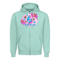 Seafoam back to school flowers sixth grade 3200x2400 Zipper Hoodie - AdoDesignShop