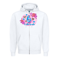 White back to school flowers sixth grade 3200x2400 Zipper Hoodie - AdoDesignShop