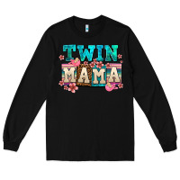 Black twin mama Long Sleeve Tee - AdoDesignShop