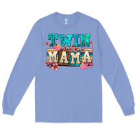 Colony Blue twin mama Long Sleeve Tee - AdoDesignShop