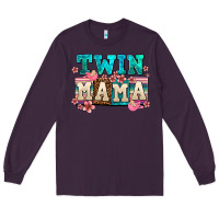 Plum twin mama Long Sleeve Tee - AdoDesignShop
