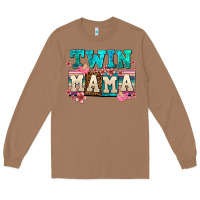 Toasted Coconut twin mama Long Sleeve Tee - AdoDesignShop