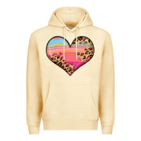 Pina Colada valentine s day colorful heart Premium Hoodie - LillyAllenDesigns