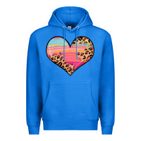 True Royal valentine s day colorful heart Premium Hoodie - LillyAllenDesigns
