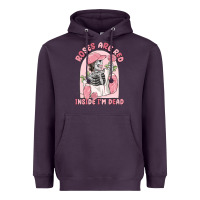 Plum roses are red inside i'm dead Heavyweight Hoodie - MaliasSmallBusiness
