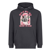 Smoke roses are red inside i'm dead Heavyweight Hoodie - MaliasSmallBusiness