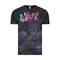 Cloud Black love stitch Vintage Tee - AdoDesignShop