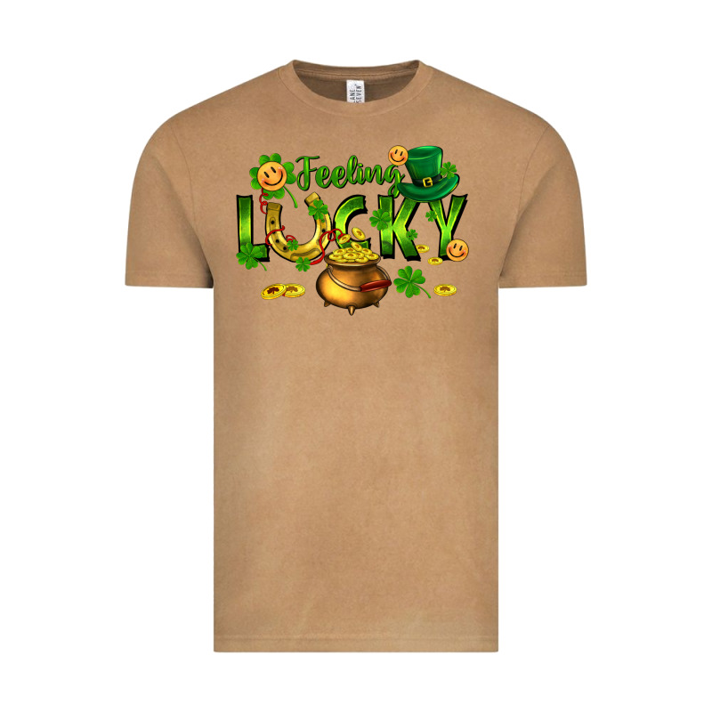 Feeling Lucky Vintage Tee by FaDigitalArtStudio | Teevron