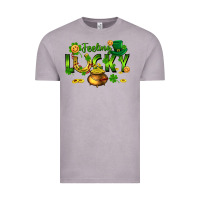 Vintage Zinc feeling lucky Vintage Tee - FaDigitalArtStudio