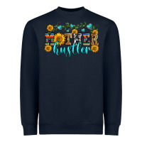 Navy mother hustler Heavyweight Sweatshirt - Zillion Design Studio