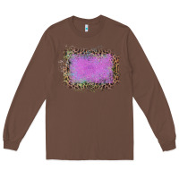 Chestnut Old Leopard Purple Glitter Frame Long Sleeve Tee - Bettercallsaul