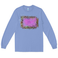 Colony Blue Old Leopard Purple Glitter Frame Long Sleeve Tee - Bettercallsaul