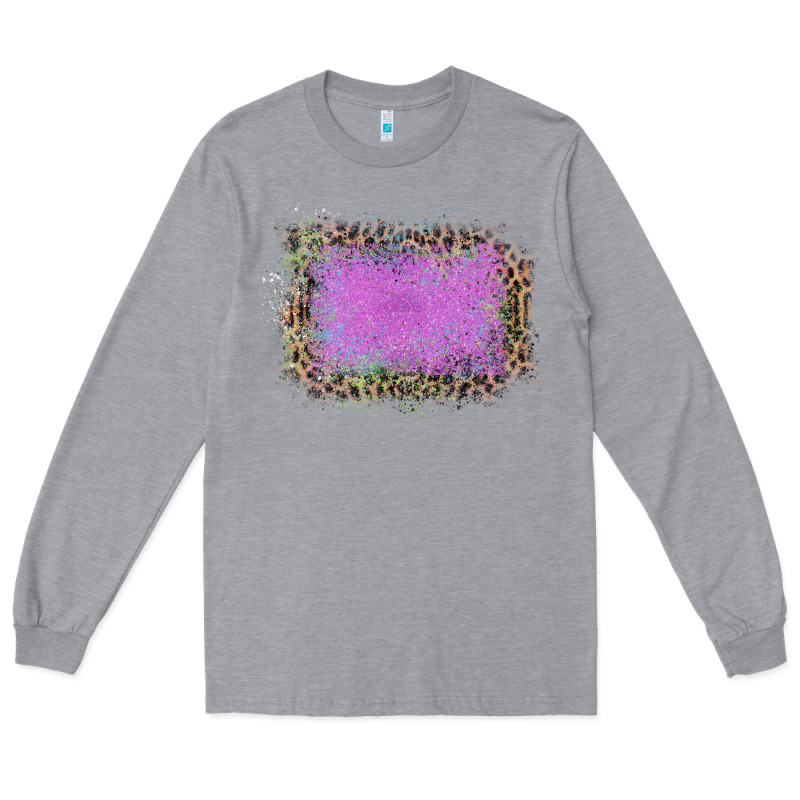 Old Leopard Purple Glitter Frame Long Sleeve Tee by Bettercallsaul | Teevron