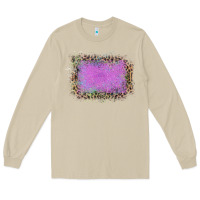 Mushroom Old Leopard Purple Glitter Frame Long Sleeve Tee - Bettercallsaul