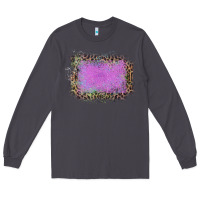 Smoke Old Leopard Purple Glitter Frame Long Sleeve Tee - Bettercallsaul