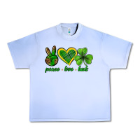 Grape Ice peace love luck st. patricks day nePeace love luck Urban Heavy Tee - Neo Western