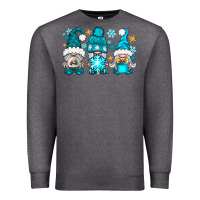 Charcoal Heather winter gnomies Premium Sweatshirt - NancyCooperArtShop