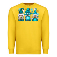 Lemon winter gnomies Premium Sweatshirt - NancyCooperArtShop