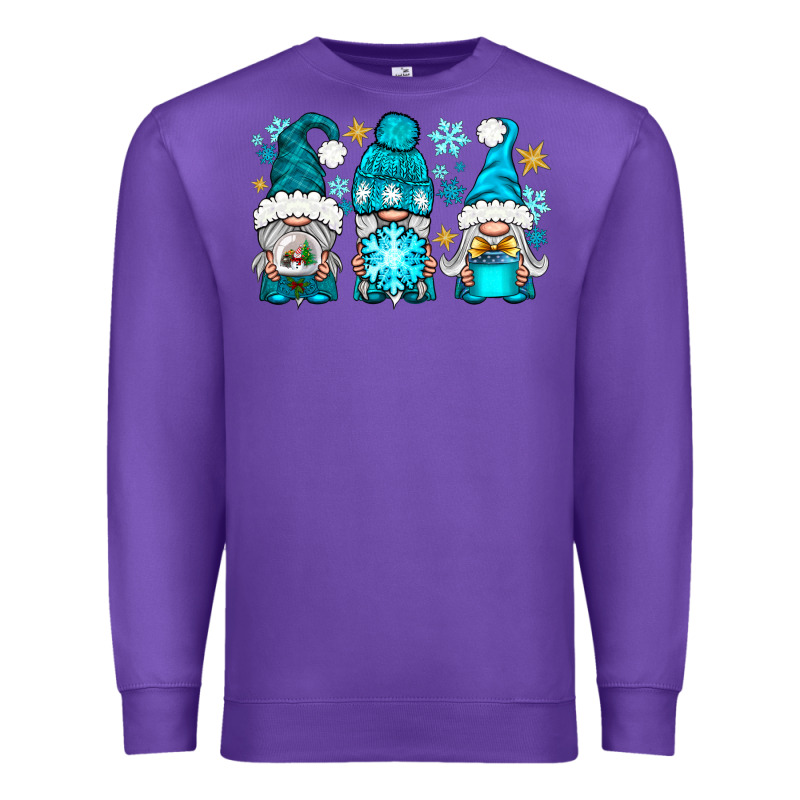 Winter Gnomies Premium Sweatshirt by NancyCooperArtShop | Teevron
