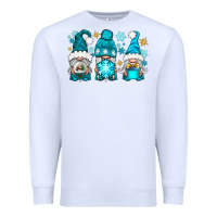 White winter gnomies Premium Sweatshirt - NancyCooperArtShop