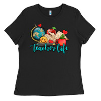Black teacher life Ladies Tee - AdoDesignShop
