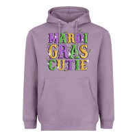 Lavender mardi gras cutie Heavyweight Hoodie - MaliasSmallBusiness