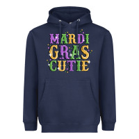 Navy mardi gras cutie Heavyweight Hoodie - MaliasSmallBusiness