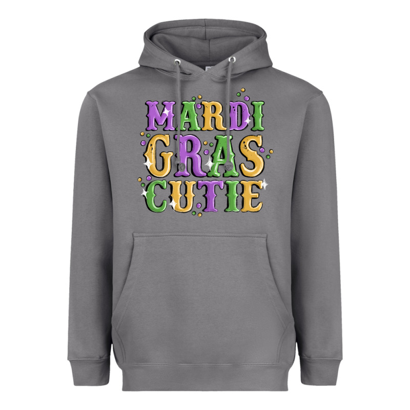 Mardi Gras Cutie Heavyweight Hoodie by MaliasSmallBusiness | Teevron